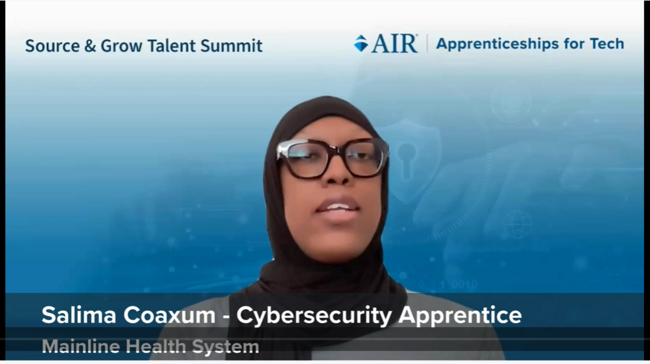 Image of an apprentice that is featured in the video